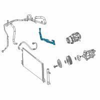 OEM 2020 Chrysler Voyager Line-A/C Suction And Liquid Diagram - 68322290AA
