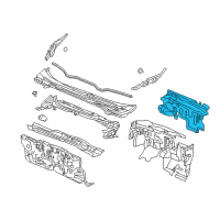 OEM 2019 Honda Civic Insulator, Dashboard (Lower/Outer) Diagram - 74251-TEG-A00