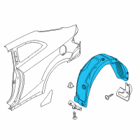 OEM Kia Forte Koup Guard Assembly-Rear Wheel Diagram - 86821A7200