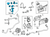 OEM Buick PCV Hose Seal Diagram - 55510677