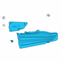 OEM Lexus Lamp Assy, Rear, LH Diagram - 81590-78040