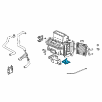 OEM 2003 Acura TL Motor Assembly, Air Mix Diagram - 79160-S0K-A01