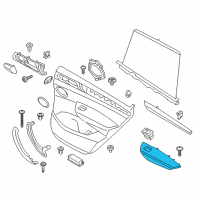 OEM 2014 BMW X3 ARMREST, LEFT Diagram - 51-41-7-258-793