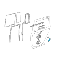 OEM Toyota Regulator Handle Diagram - 69260-20090-B3