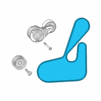 OEM 2019 Jeep Cherokee Belt-SERPENTINE Diagram - 4893758AA