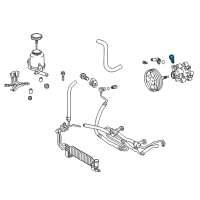 OEM 2015 Lexus LX570 Union Sub-Assy, Pressure Port Diagram - 44308-60220