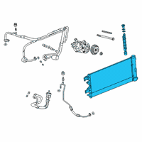 OEM GMC Sierra 1500 Condenser Diagram - 84537760