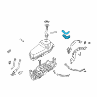 OEM 2003 Infiniti QX4 Hose-Filler Diagram - 17228-5W500