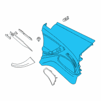 OEM 2017 BMW 650i xDrive Side Trim Panel, Leather, Right Diagram - 51-43-7-291-892