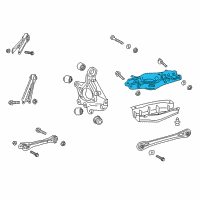 OEM 2016 Cadillac CTS Lower Control Arm Diagram - 23282359