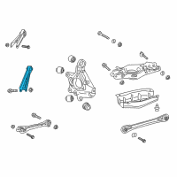 OEM 2018 Cadillac CTS Lower Arm Diagram - 84356289