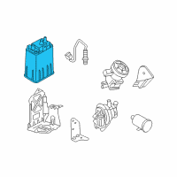 OEM Chrysler CANISTER-Vapor Diagram - 4891614AA