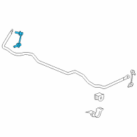 OEM 2011 Acura RL Link, Left Rear Stabilizer Diagram - 52321-SJA-013