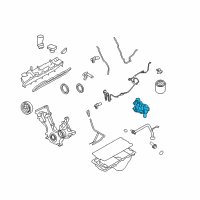 OEM 1997 Ford Expedition Oil Pump Diagram - 5L3Z-6600-A