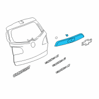 OEM 2016 Chevrolet Traverse Applique Diagram - 23267413