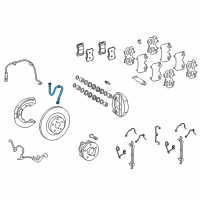 OEM 2009 Lexus LS460 Hose, Flexible Diagram - 90947-02F75