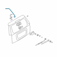 OEM 2007 Mercury Mountaineer Hose Diagram - 1L2Z-17408-AA