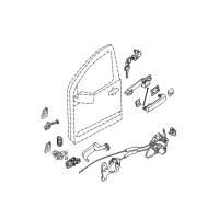 OEM Nissan Titan Rod-Key Lock, R Diagram - 80514-7S200