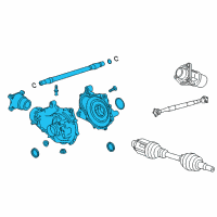 OEM 2016 Cadillac CT6 Carrier Assembly Diagram - 84169554