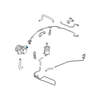 OEM 2008 Acura TSX Pump Sub-Assembly, Power Steering Diagram - 56110-RBB-E02