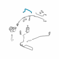 OEM Honda Hose, Power Steering Return Diagram - 53734-SDA-A01