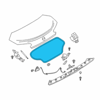 OEM BMW Z4 TRUNK LID GASKET Diagram - 51-76-9-448-728