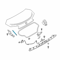 OEM BMW Z4 GAS PRESSURIZED SPRING F TRU Diagram - 51-24-7-437-675