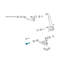 OEM 2017 Toyota 4Runner Support Arm Bolt Diagram - 90119-16005