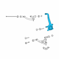 OEM 2019 Lexus GX460 KNUCKLE, Steering, L Diagram - 43212-60240