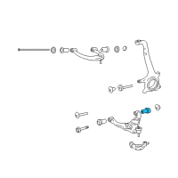 OEM 2014 Toyota FJ Cruiser Lower Control Arm Rear Bushing Diagram - 48655-60050
