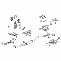 OEM 2019 Honda Civic Stay L, Converter Diagram - 11942-5AA-A00