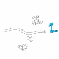 OEM 2013 Lexus IS250 Link Assy, Front Stabilizer, RH Diagram - 48820-30090