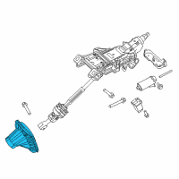 OEM Lincoln MKZ Coupling Shield Diagram - DG9Z-3D677-A