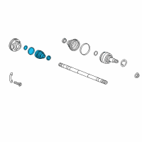 OEM 2017 Chevrolet Camaro Inner Boot Diagram - 84138226