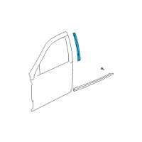 OEM 2000 Saturn LS Applique Diagram - 24427133