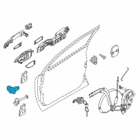 OEM Infiniti Switch Assy-Door Diagram - 25360-KA60A