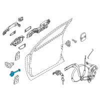 OEM Infiniti QX80 Link Assy-Check, Front Door RH Diagram - 80430-1LA3A