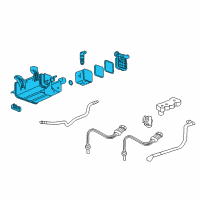 OEM Saturn Vue Vapor Canister Diagram - 25775103