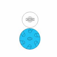 OEM 2002 Nissan Quest Disc Wheel Cap Diagram - 40315-7B200