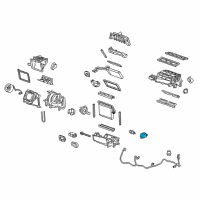 OEM Chevrolet Camaro Temperature Motor Diagram - 92215208