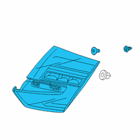 OEM 2020 Honda Clarity Light Assy., R Lid Diagram - 34150-TRT-013