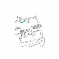 OEM 2011 Toyota RAV4 Reservoir Hose Diagram - 90446-07001