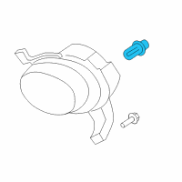 OEM 2010 Pontiac G3 Fog Lamp Bulb Diagram - 94535543