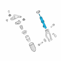 OEM Mercury Strut Diagram - AH6Z-18124-D