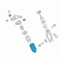 OEM 2010 Ford Fusion Coil Spring Diagram - AE5Z-5310-F