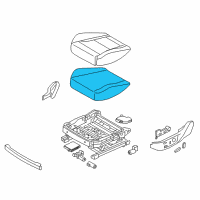 OEM 2019 Kia Stinger Pad Assembly-Front Seat Diagram - 88150J5000