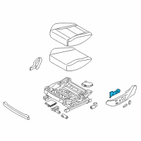 OEM 2018 Kia Stinger Switch Assembly-Power Front Diagram - 88540J5010WK