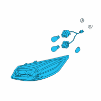 OEM Hyundai Elantra Lamp Assembly-Rear Combination Outside, RH Diagram - 92402-F3000