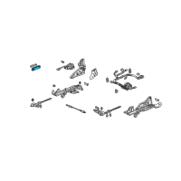 OEM 2003 Acura CL Switch Assembly, Power Seat Diagram - 35958-S0K-A00