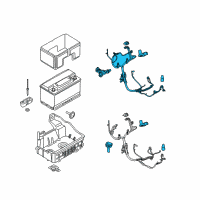 OEM 2015 Ford F-150 Positive Cable Diagram - GL3Z-14300-A